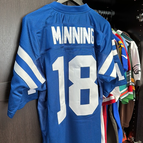 Peyton Manning Indianapolis Colts Mitchell & Ness 1998 Authentic Jersey - Picture 6 of 7